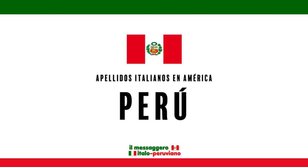 apellidos italianos en el peru