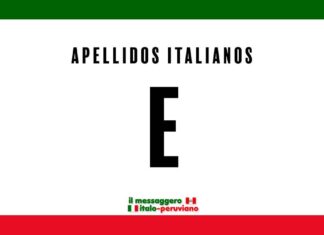 apellidos italianos con e