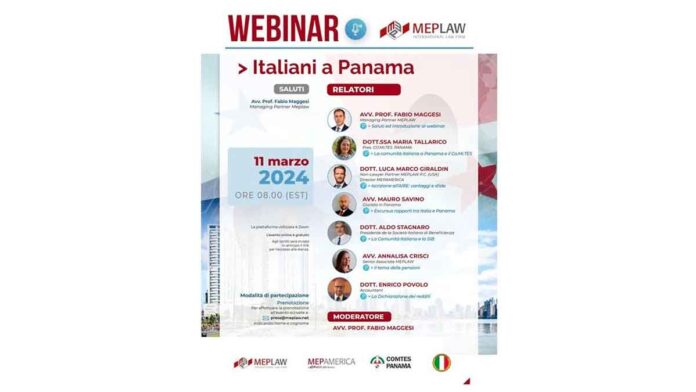 Italiani a Panama: Webinar Gratuito