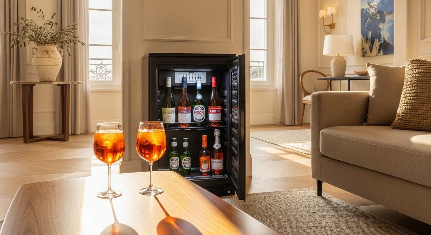 Frigobares para bebidas italianas frigobares